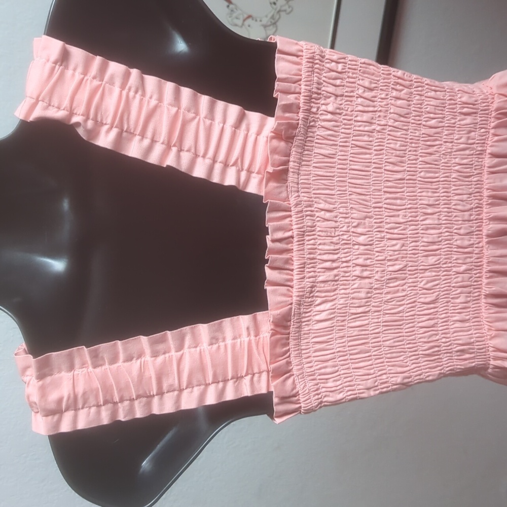 ✨NWT Pink Abercrombie Maxi Dress Size m - Picture 5 of 6